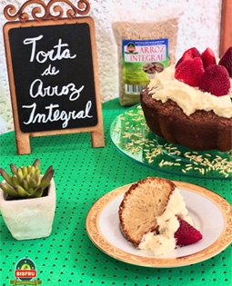 torta de arroz integral